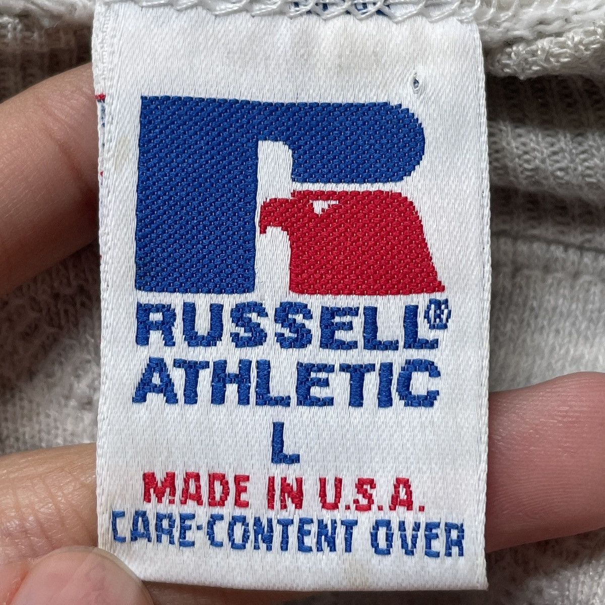 Russell Athletic × Vintage Vintage Brand Russell Athletic Made in Usa Sweatshirt 1990s Size US L / EU 52-54 / 3 - 10 Thumbnail