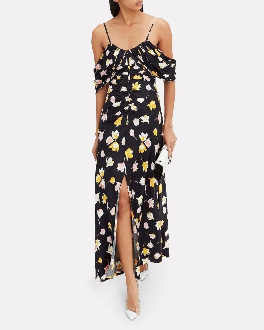 Self-Portrait Self-Portrait Mushroom Ribbed Knit Dress Dress | Grailed