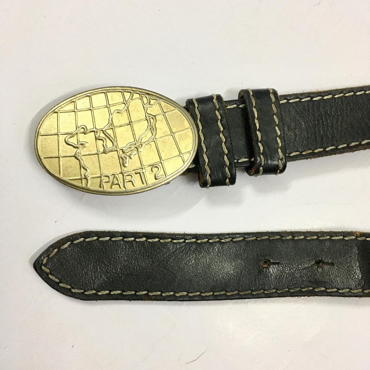 Junko Shimada Junko Shimada Part 2 Leather Buckle Belt Size ONE SIZE - 4 Thumbnail