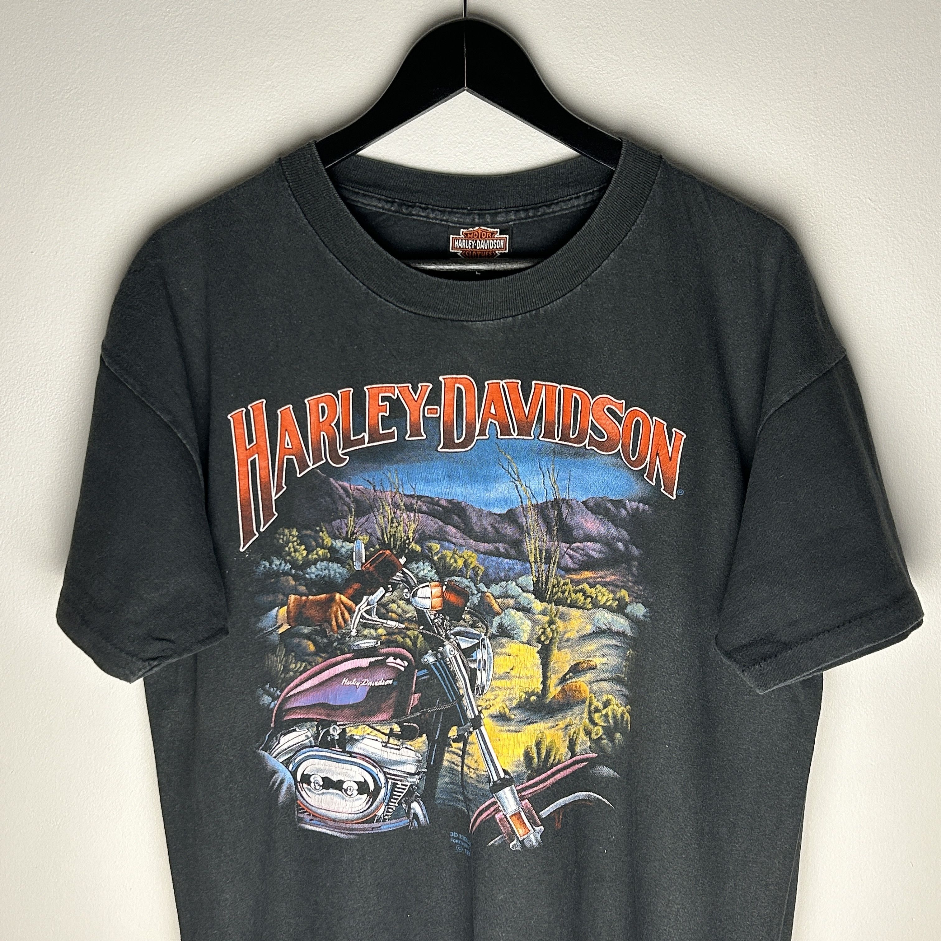 Harley Davidson Harley Davidson 1990 3D Emblem T-shirt Size US L / EU 52-54 / 3 - 3 Thumbnail