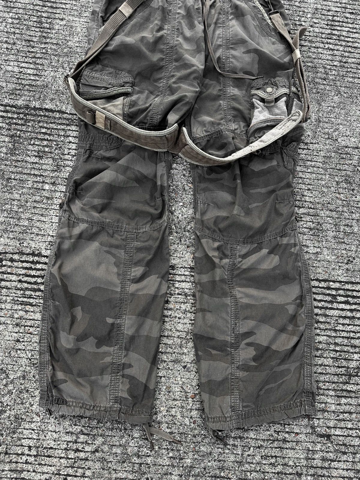 GOA GOA Suspender Camo Parachute Cargo Pants Size US 32 / EU 48 - 4 Thumbnail