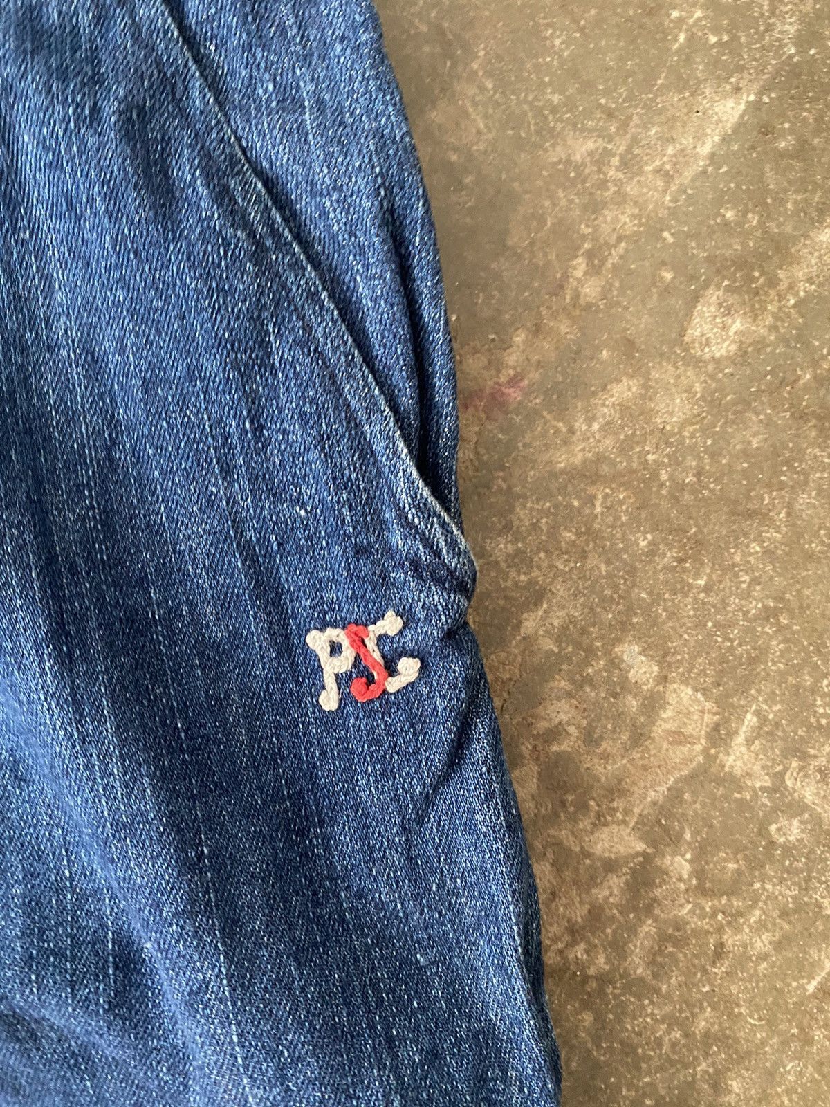 Porter Classic Porter Classic Hand Work Denim Pants Kapital Junya Watanabe Size US 34 / EU 50 - 4 Thumbnail