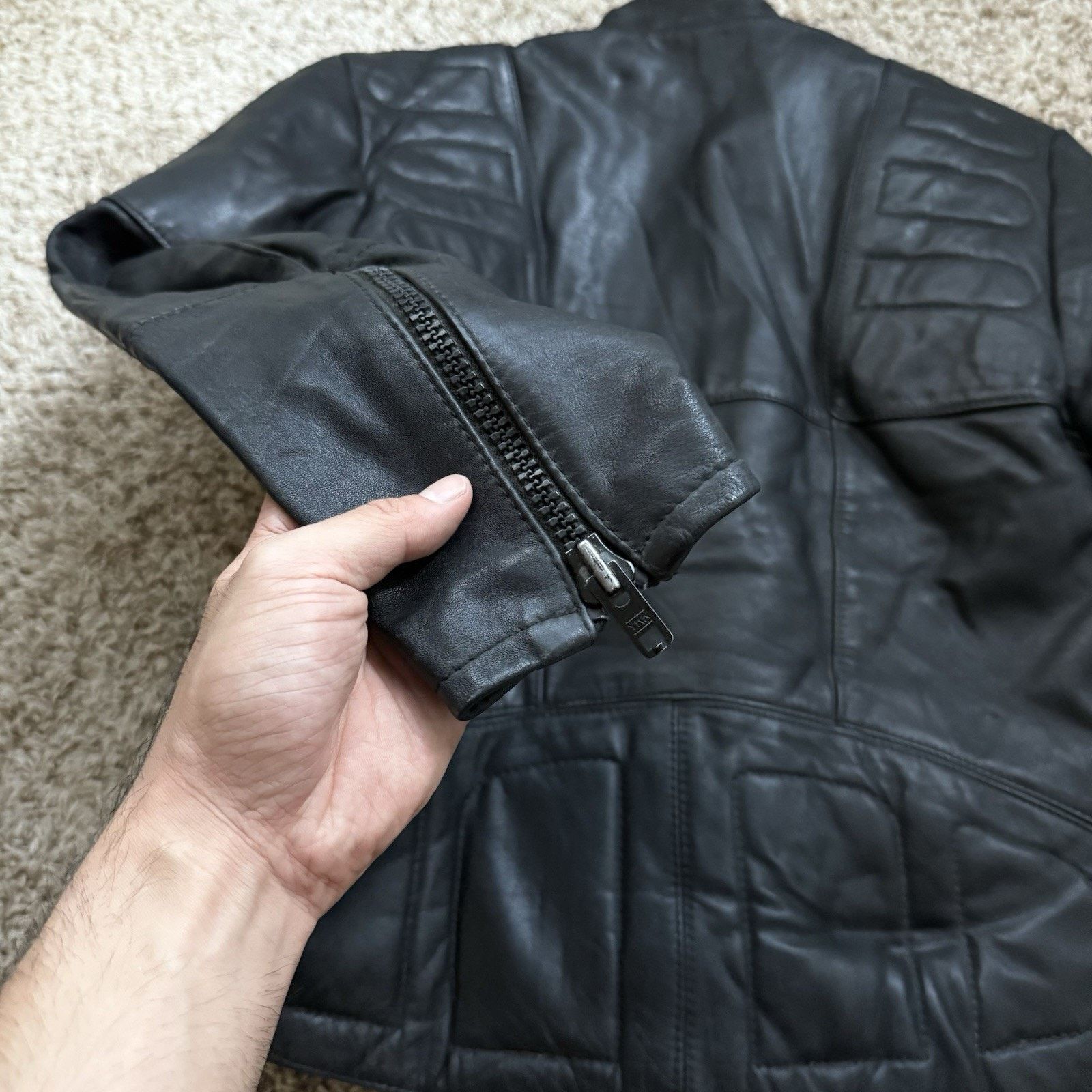 Harley Davidson × Hein Gericke × Vintage Harley Davidson Hein Gericke Black Leather Motorcycle Jacket Size US M / EU 48-50 / 2 - 10 Thumbnail