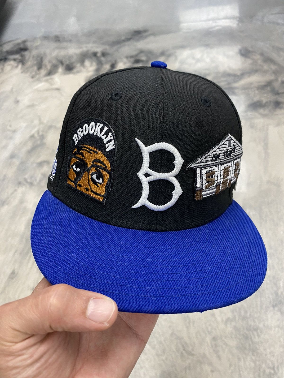 New Era Custom Brooklyn Dodgers fitted hat Ebbets field