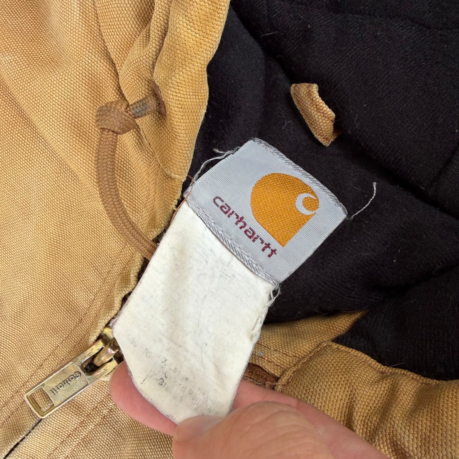Carhartt × Vintage Carhartt J140 brown hooded work wear jacket Size US XL / EU 56 / 4 - 5 Thumbnail