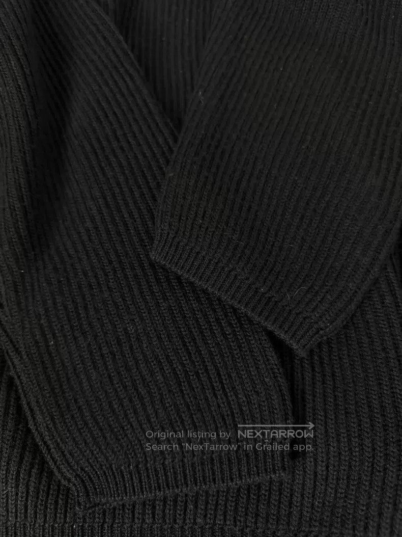 Saint Laurent Paris Saint Laurent Paris Studded Round Neck Black Knit Sweater Size US M / EU 48-50 / 2 - 3 Thumbnail