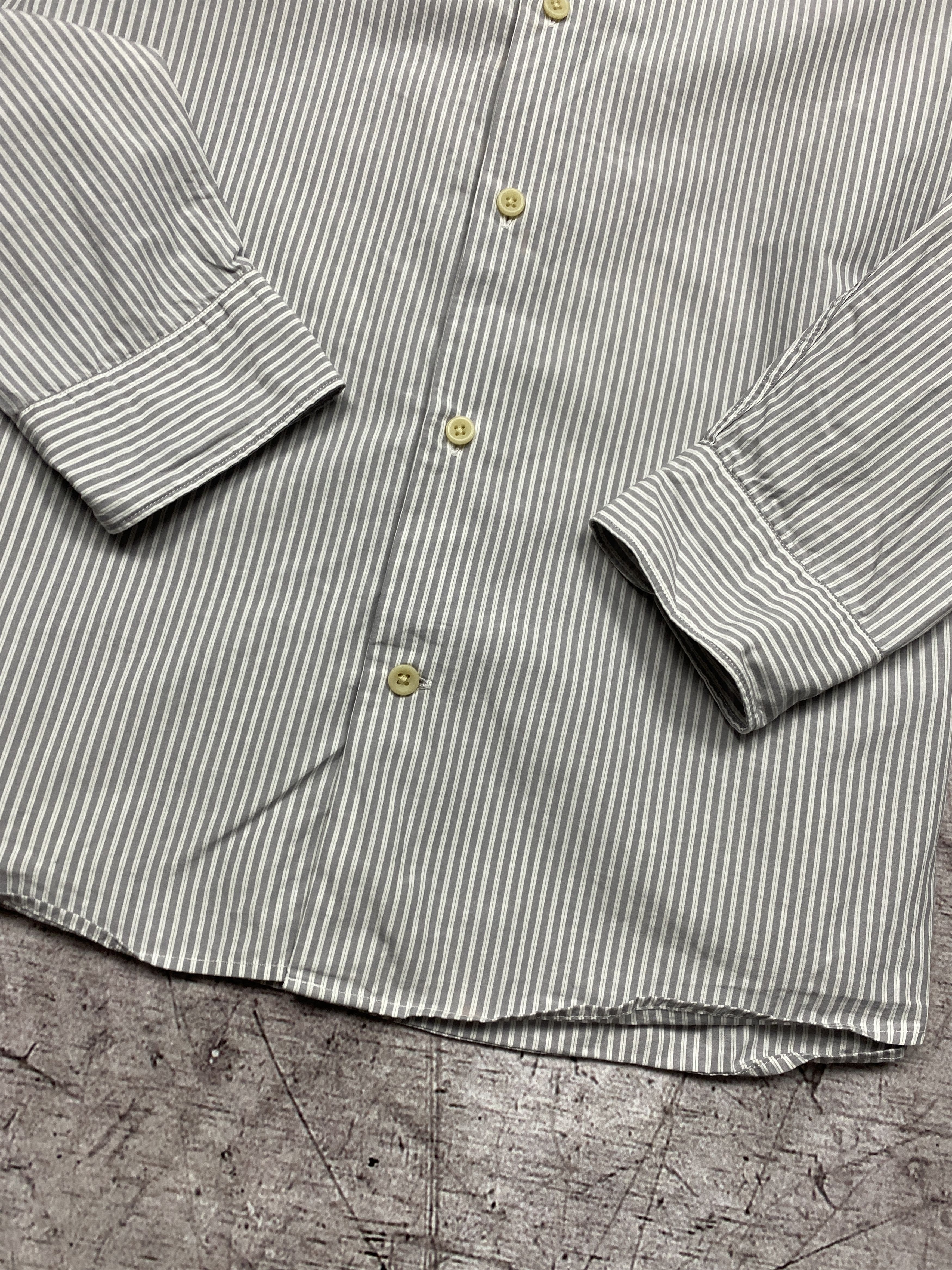 Allsaints × Vintage Allsaints Vintage Mens Rocklin Long Sleeve Striped Shirt Size US M / EU 48-50 / 2 - 4 Thumbnail