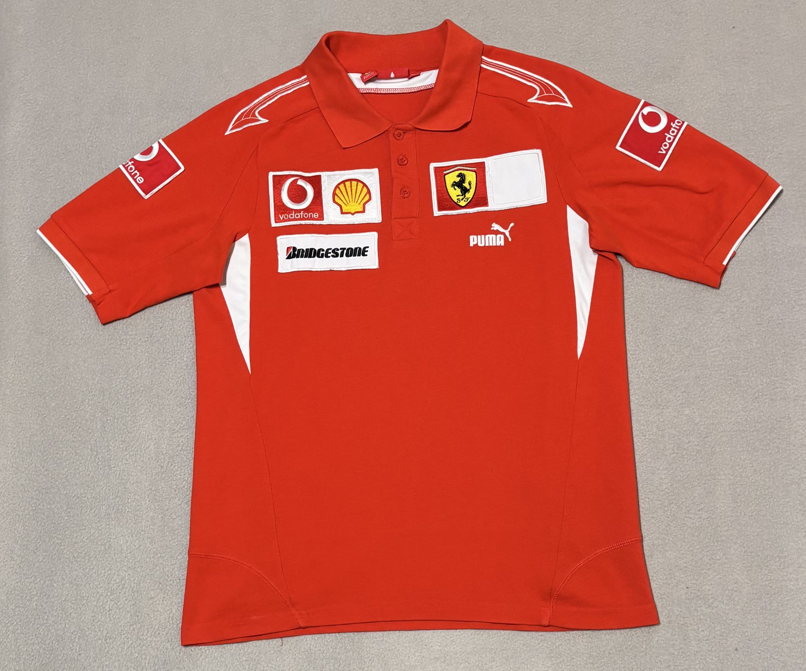 Ferrari × Puma Scuderia Ferrari Puma Vodafone Polo Roz. S Size US S / EU 44-46 / 1 - 5 Thumbnail