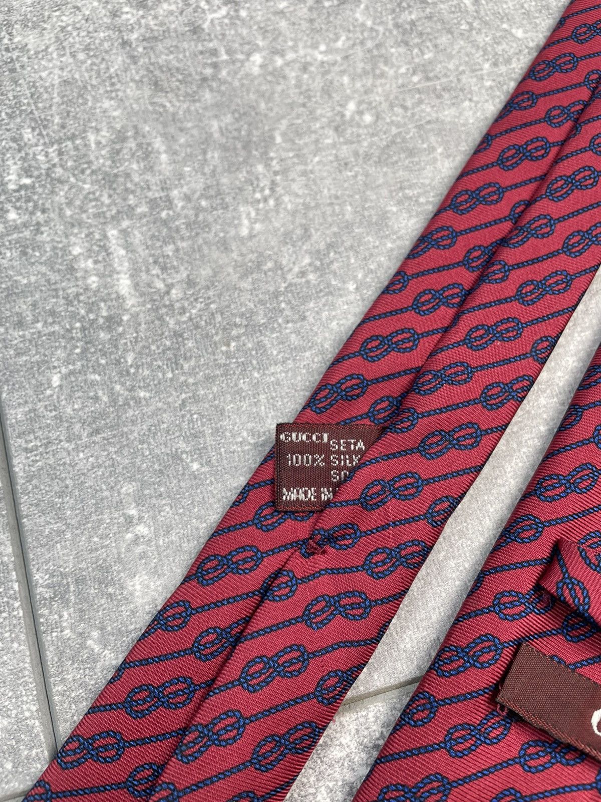 Gucci Gucci Silk Tie Mens Made in Italy Size ONE SIZE - 7 Thumbnail
