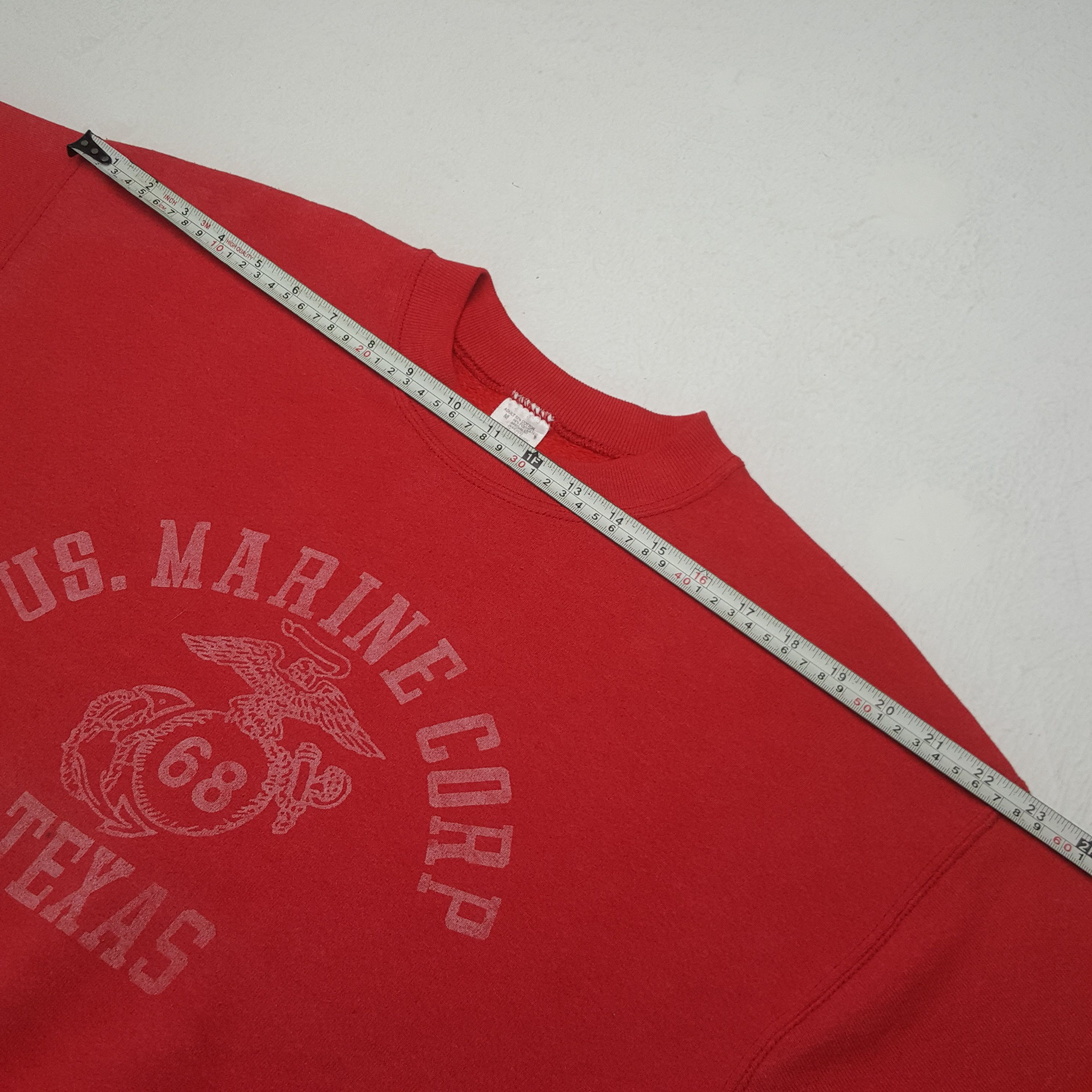 Vintage Vintage US.Marine Corp Texas Sweatshirt Size US M / EU 48-50 / 2 - 6 Thumbnail