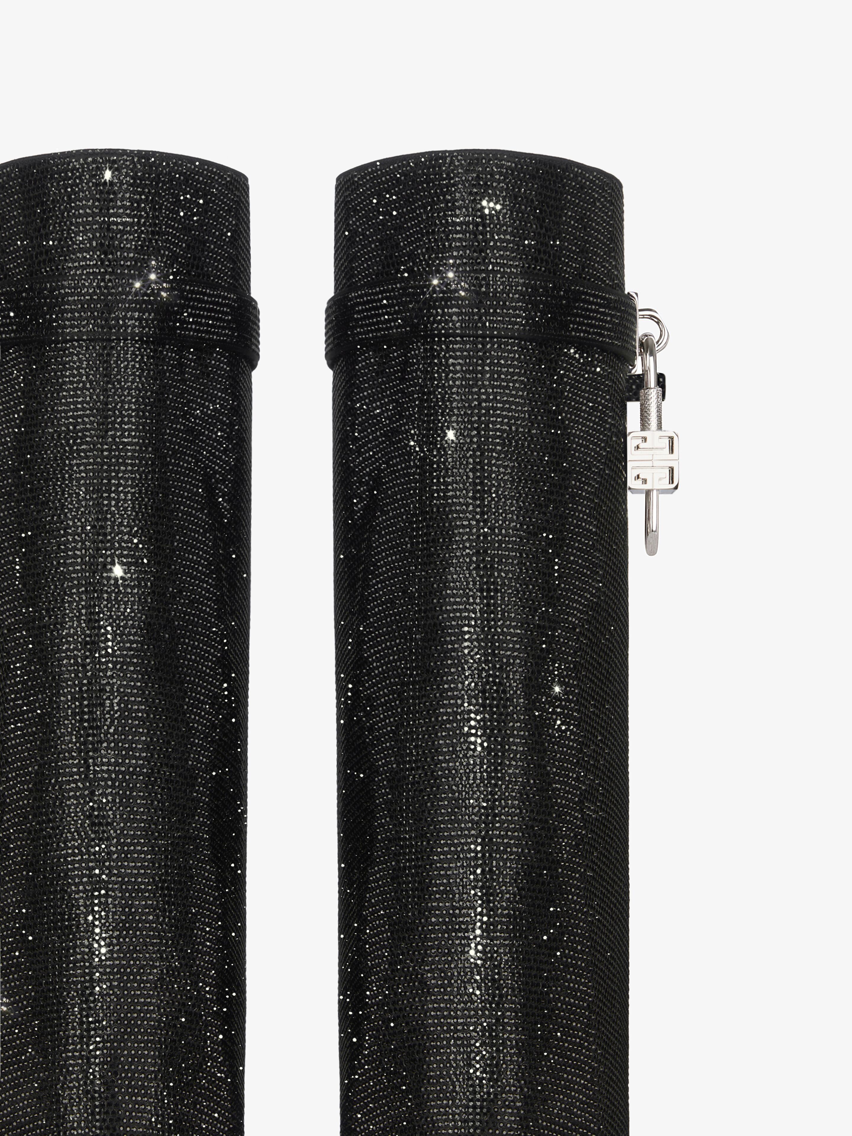 Givenchy o1srvl11e0525 Shark Lock Pant Boots 90mm in Black Size US 6 / IT 36 - 6 Thumbnail