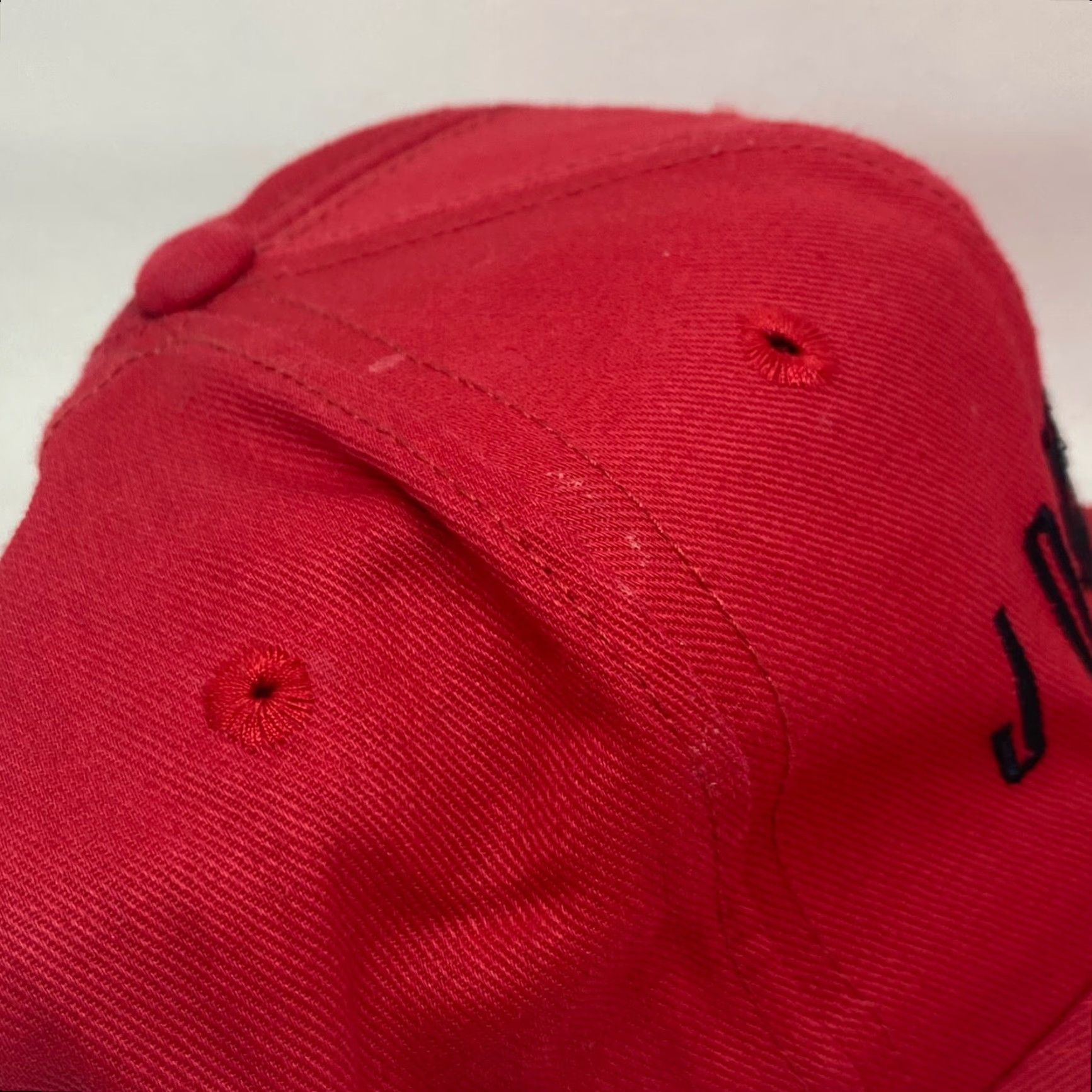 Nike VINTAGE Nike Michael Jordan Air 23 Red Snapback Hat Jumpman OG Logo Bulls 90s Size ONE SIZE - 6 Thumbnail