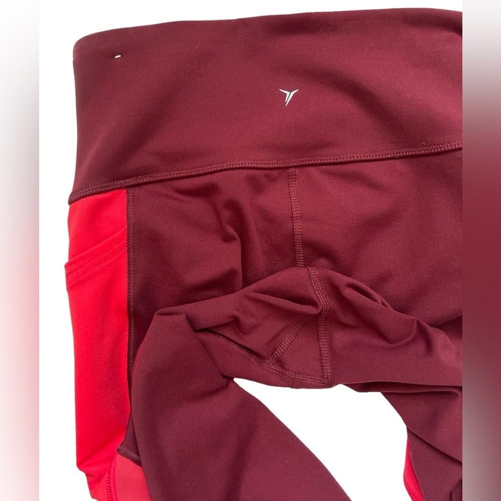 Old Navy Old Navy Active | Maroon elevate legging Size 28" / US 6 / IT 42 - 7 Thumbnail