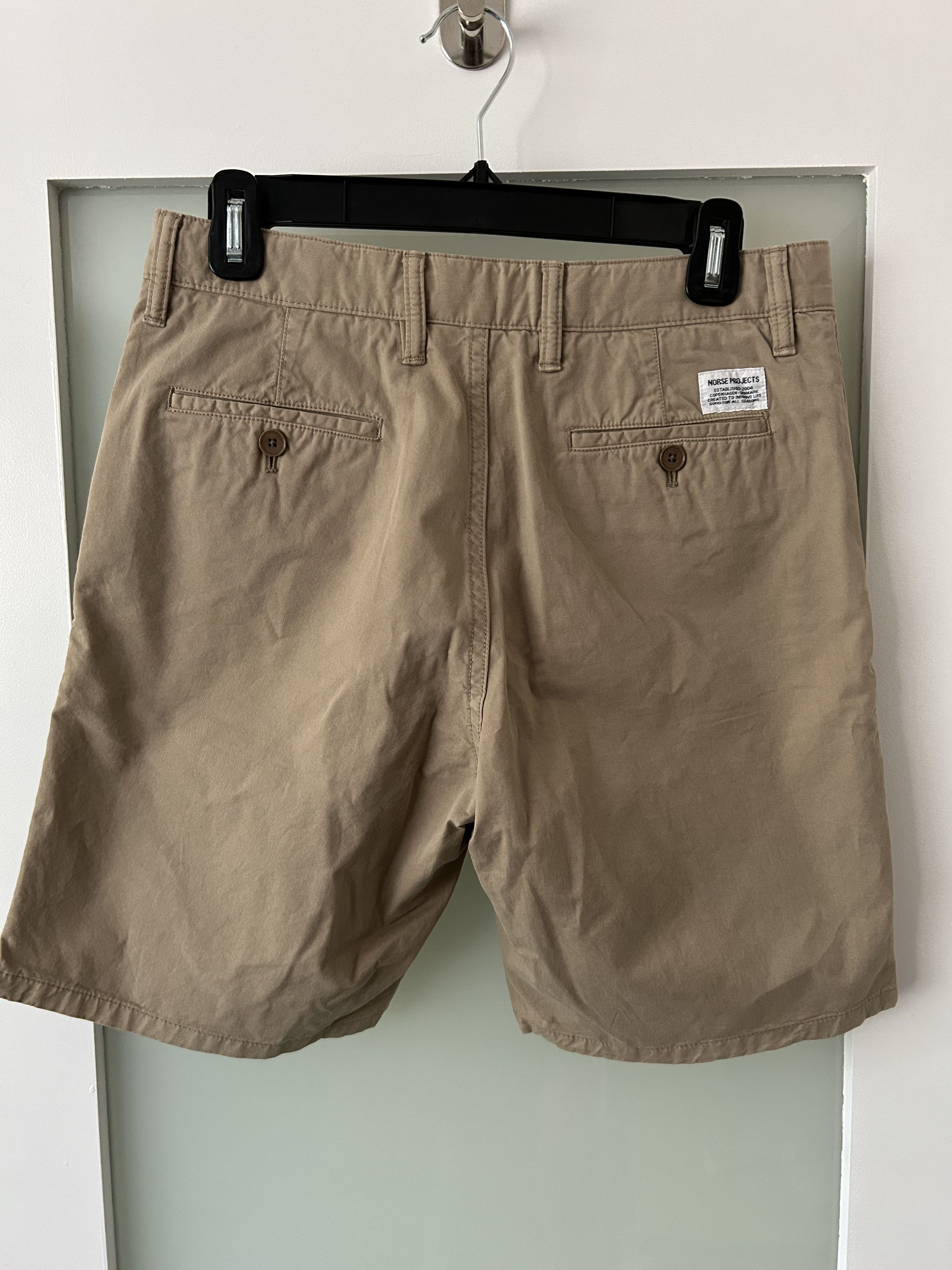 Norse Projects Aros Shorts Light Twill Size US 29 - 2 Thumbnail