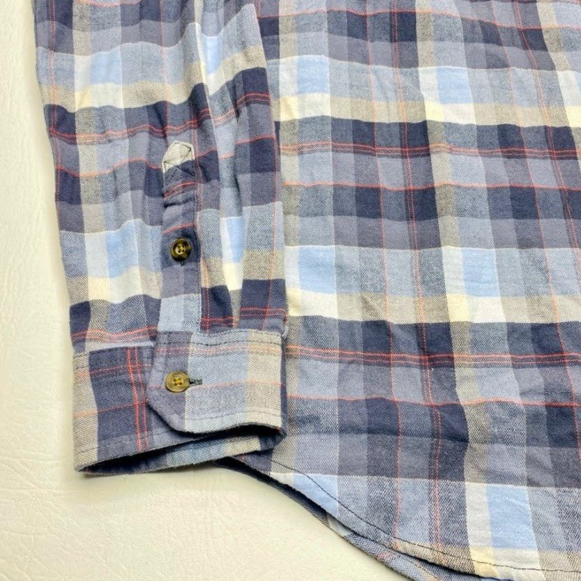 Carhartt Carhartt Flannel Shirt Mens Large Blue Plaid Rugged Flex Work Pockets Size US L / EU 52-54 / 3 - 3 Thumbnail