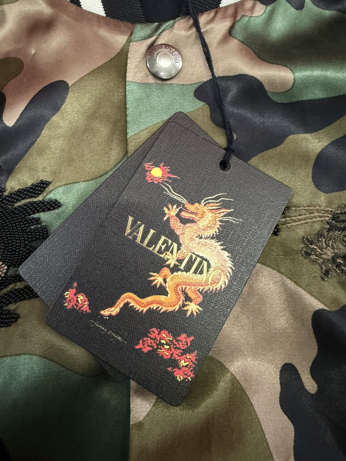 Valentino VALENTINO FUNKY DRAGON SOUVENIR JACKET Size US M / EU 48-50 / 2 - 6 Thumbnail