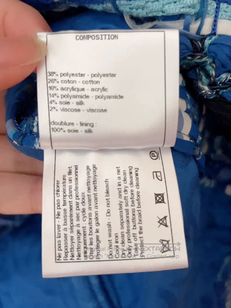 Chanel Chanel Greek royal blue jacket Size XS / US 0-2 / IT 36-38 - 9 Thumbnail