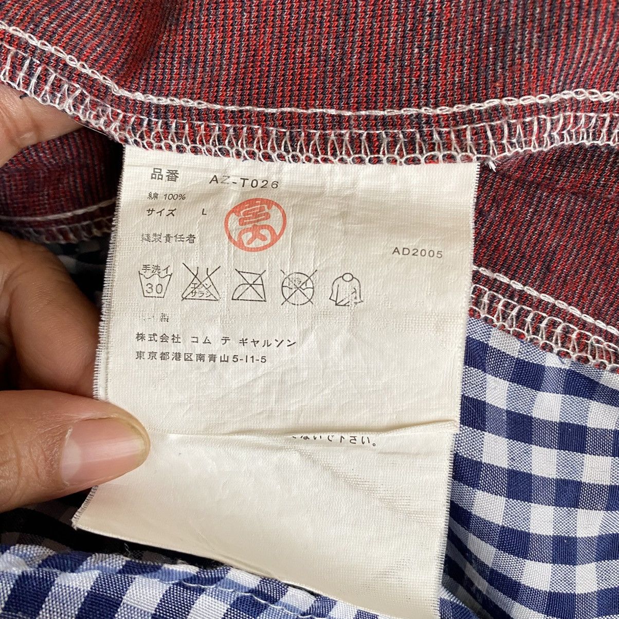 Comme des Garcons × Comme des Garcons Homme Plus COMME des GARCONS Patchwork Checkered Fusion Shirt Size US L / EU 52-54 / 3 - 17 Thumbnail
