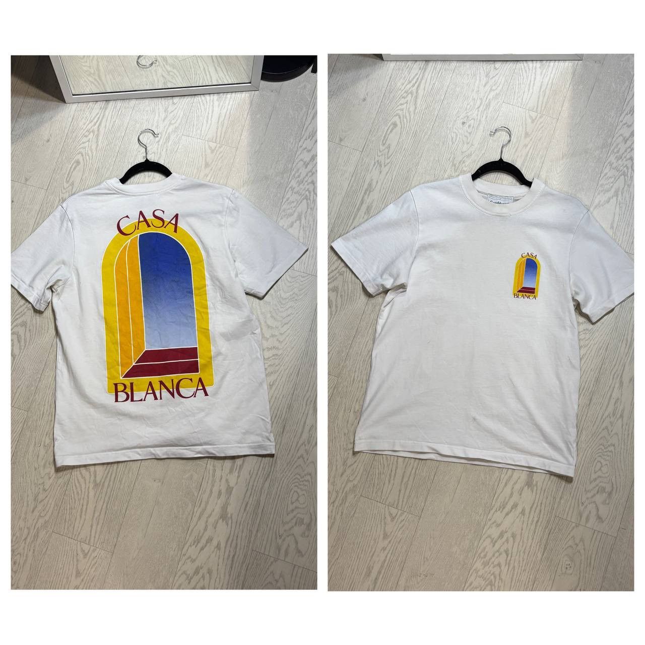 Casablanca MS25JTS00104 関税送料込 Casablanca Casa Beach Wave Printed Oversized Tee - White – Kith