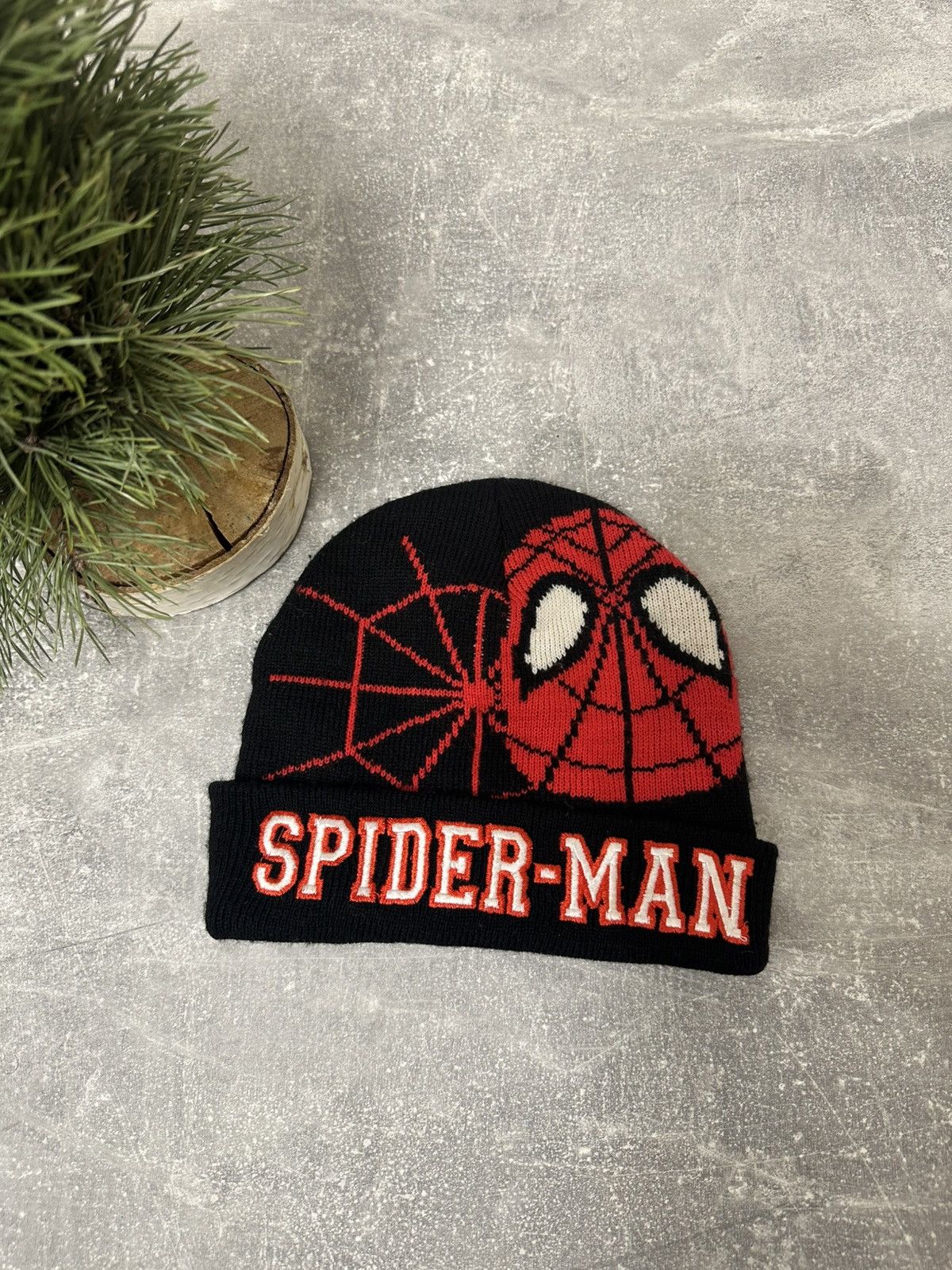 Vintage Spider Man Beanie Hat Size ONE SIZE - 1 Thumbnail