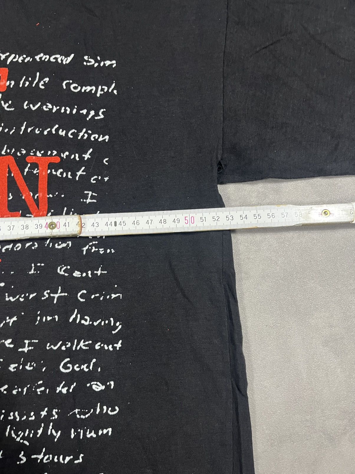 Band Tees 90’s vintage bootleg italy tshirt kurt cobain fade black Size US XL / EU 56 / 4 - 9 Thumbnail