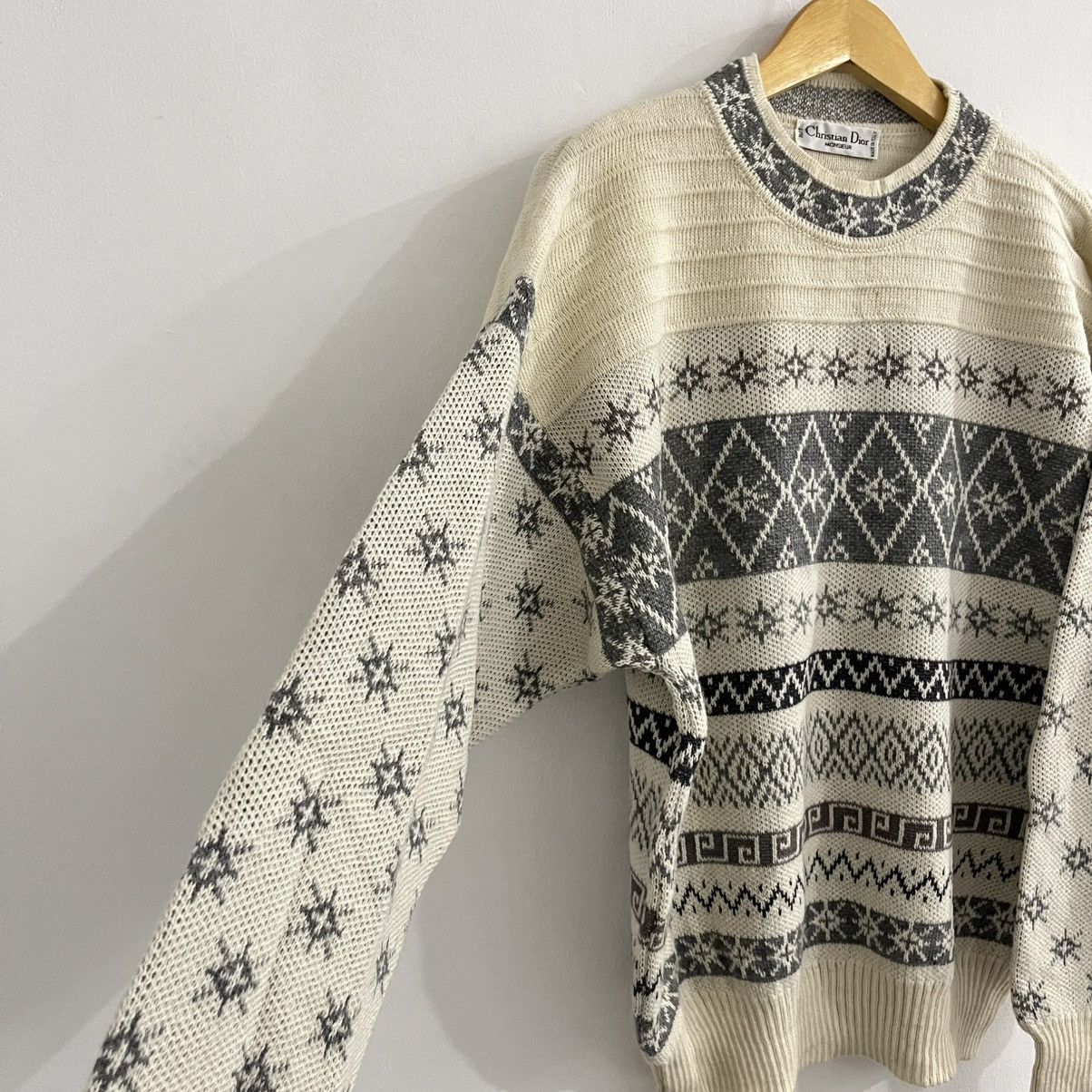 Christian Dior Monsieur Christian Dior Heritage Snowflake Knitted Size US L / EU 52-54 / 3 - 6 Thumbnail