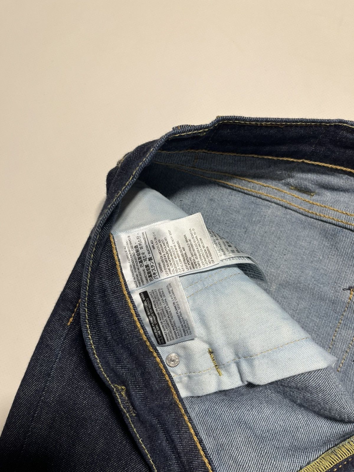Levi's Levis 511 Straight Fit Jeans Stretch Jeans Color Rinsed Blue Size US 38 / EU 54 - 11 Thumbnail