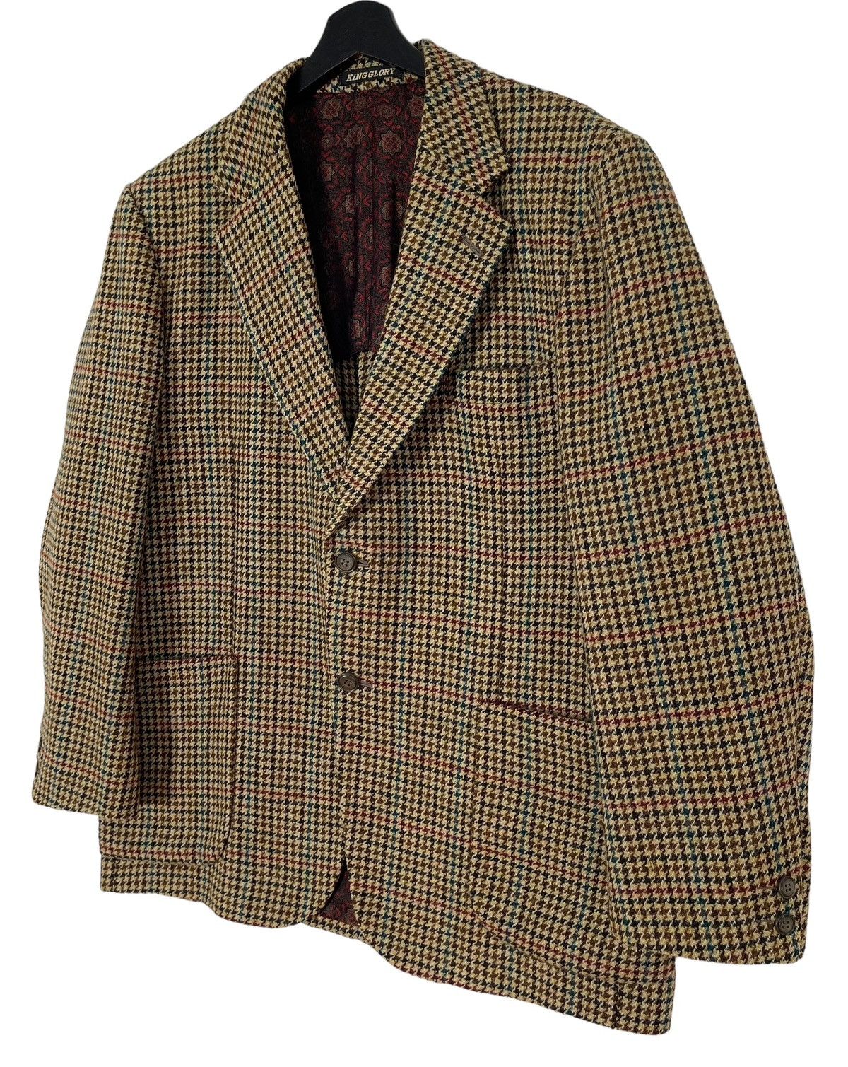 Harris Tweed Vintage Finest Tweed England Blazer Coat Size US L / EU 52-54 / 3 - 4 Thumbnail