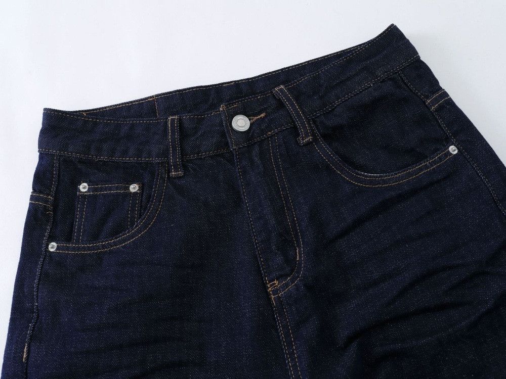 Jean Men's High-Street Vibe Casual Loose-Fit Straight-Leg Jeans Size US 32 / EU 48 - 3 Thumbnail