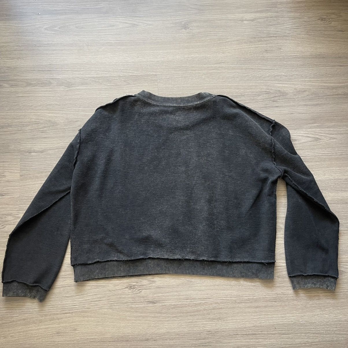Sangiev Rust Reversible Cropped Sweatshirt Size US M / EU 48-50 / 2 - 2 Thumbnail