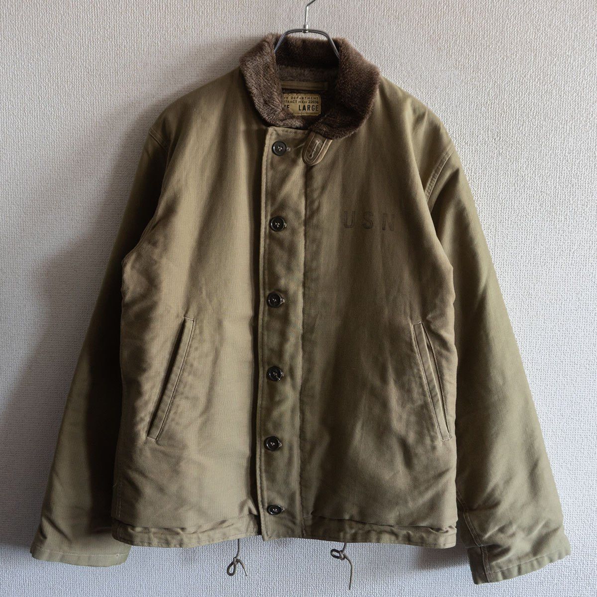 Buzz Rickson's BUZZ RICKSON N-1 Jungle Cloth Deck Jacket Size L Size US L / EU 52-54 / 3 - 1 Thumbnail