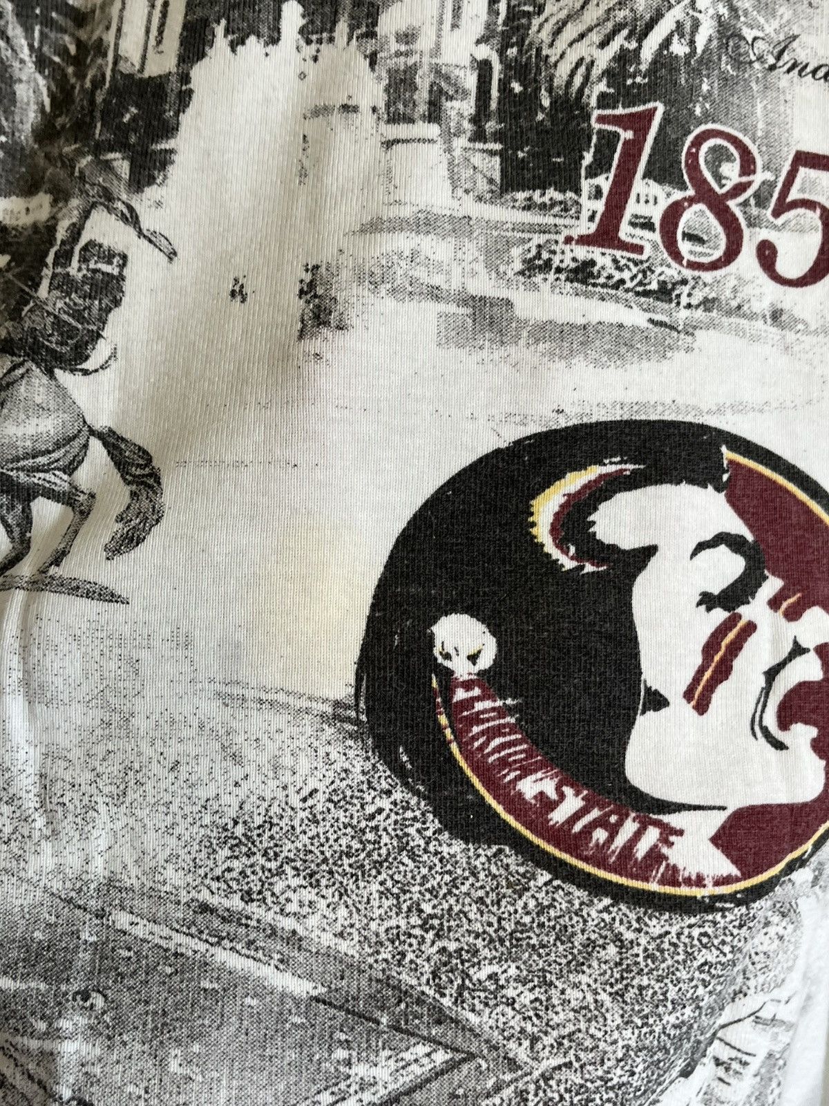 Vintage FSU Seminoles Graphic large Long Sleeve Shirt by Biddle Girl Size US L / EU 52-54 / 3 - 4 Thumbnail