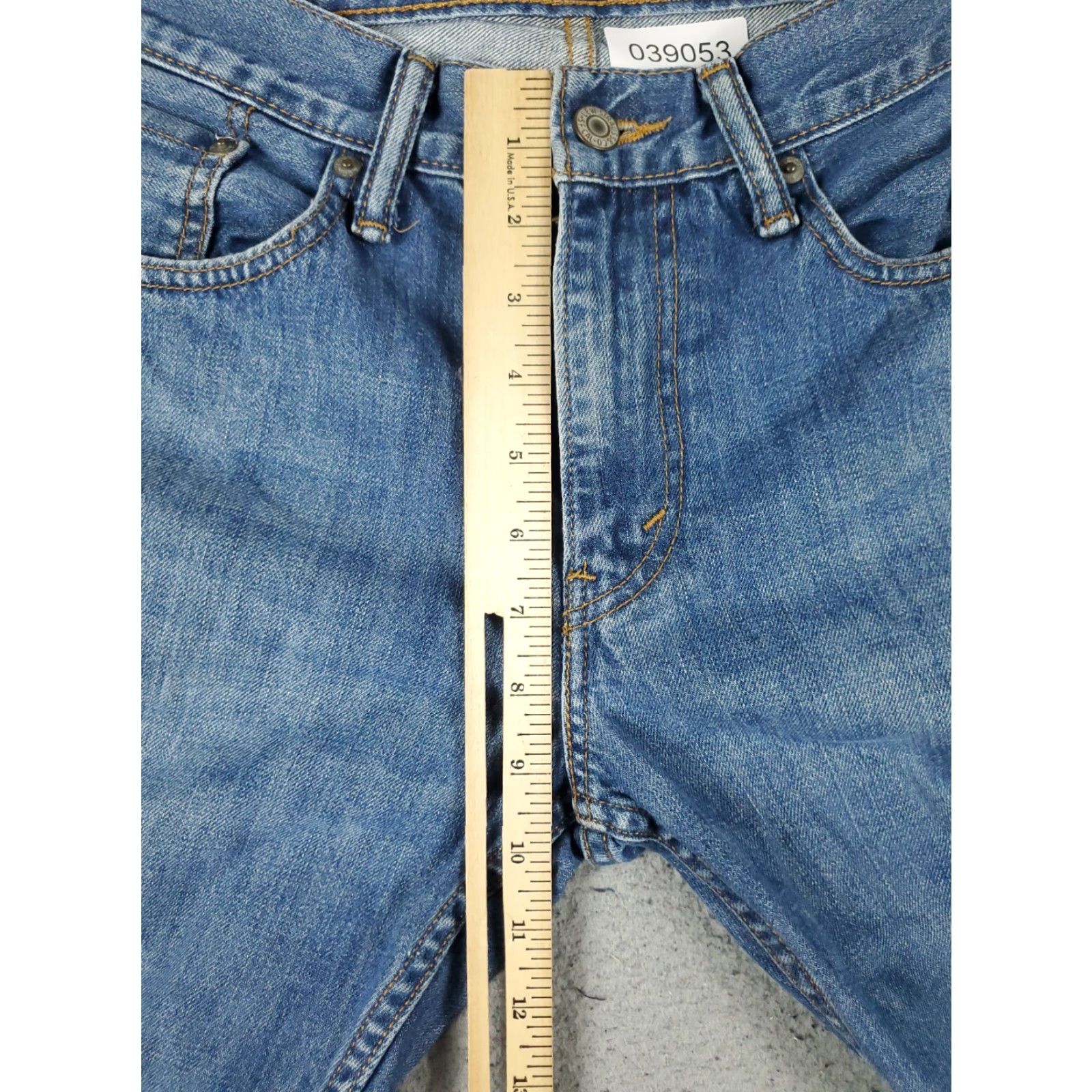 Levi's Levis 514 Straight Leg Jeans Mens Size 32x32.5 Blue Denim Pants Size US 32 / EU 48 - 3 Thumbnail