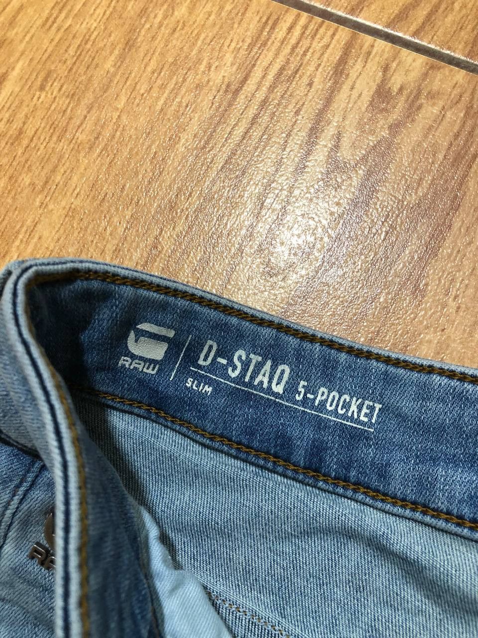 G-Star Men's G Star Raw D-Staq 5-Pocket Slim Denim Jeans streetwear Size US 32 / EU 48 - 2 Thumbnail