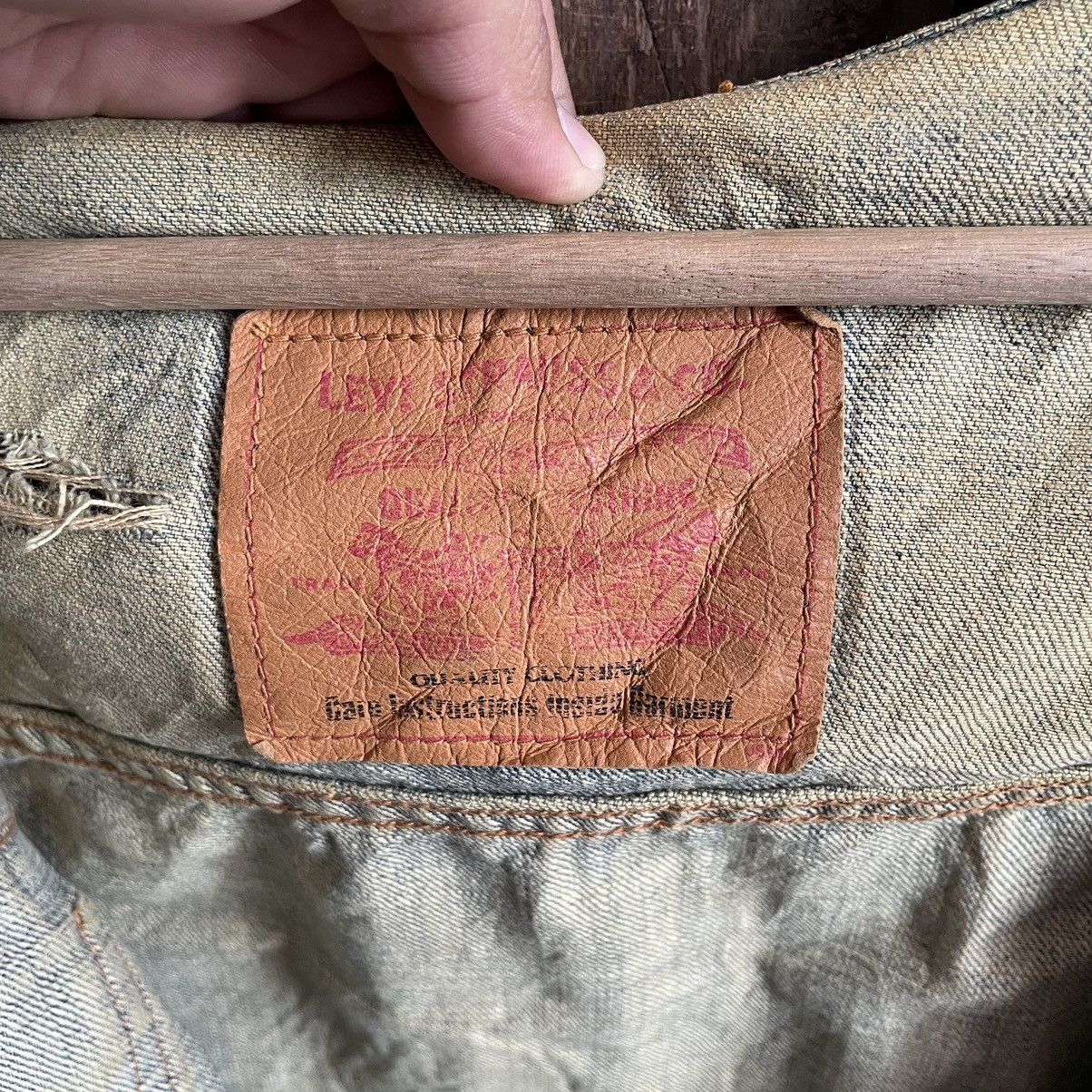 Levi's × Vintage Vintage Distressed Levis Denim Jacket Size US S / EU 44-46 / 1 - 5 Thumbnail