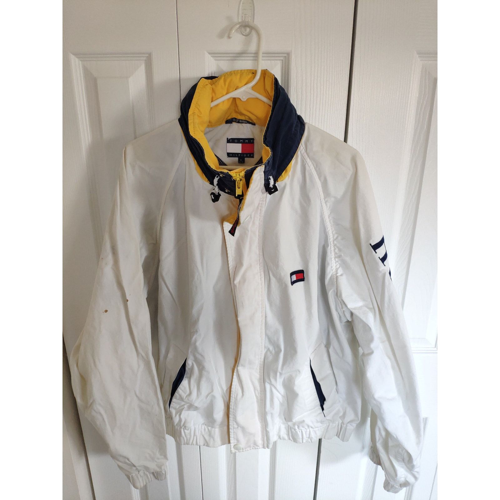 Tommy Hilfiger Vintage 90s Tommy Hilfiger Sailing Gear Jacket XL Size US XL / EU 56 / 4 - 1 Thumbnail