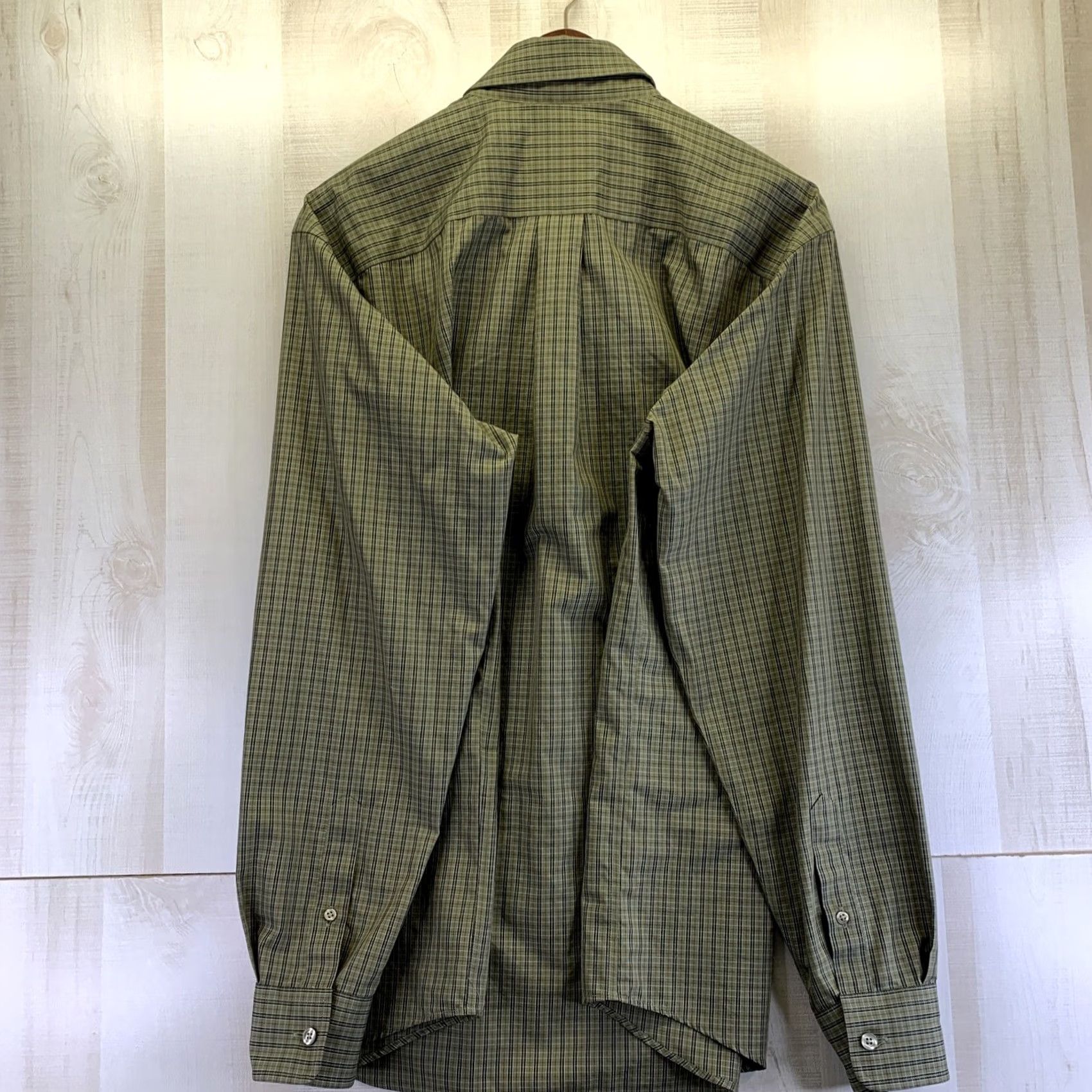 Eddie Bauer Eddie Bauer Button-Down Shirt Mens Green Plaid Relaxed Wrinkle Resistant L Size US L / EU 52-54 / 3 - 7 Thumbnail