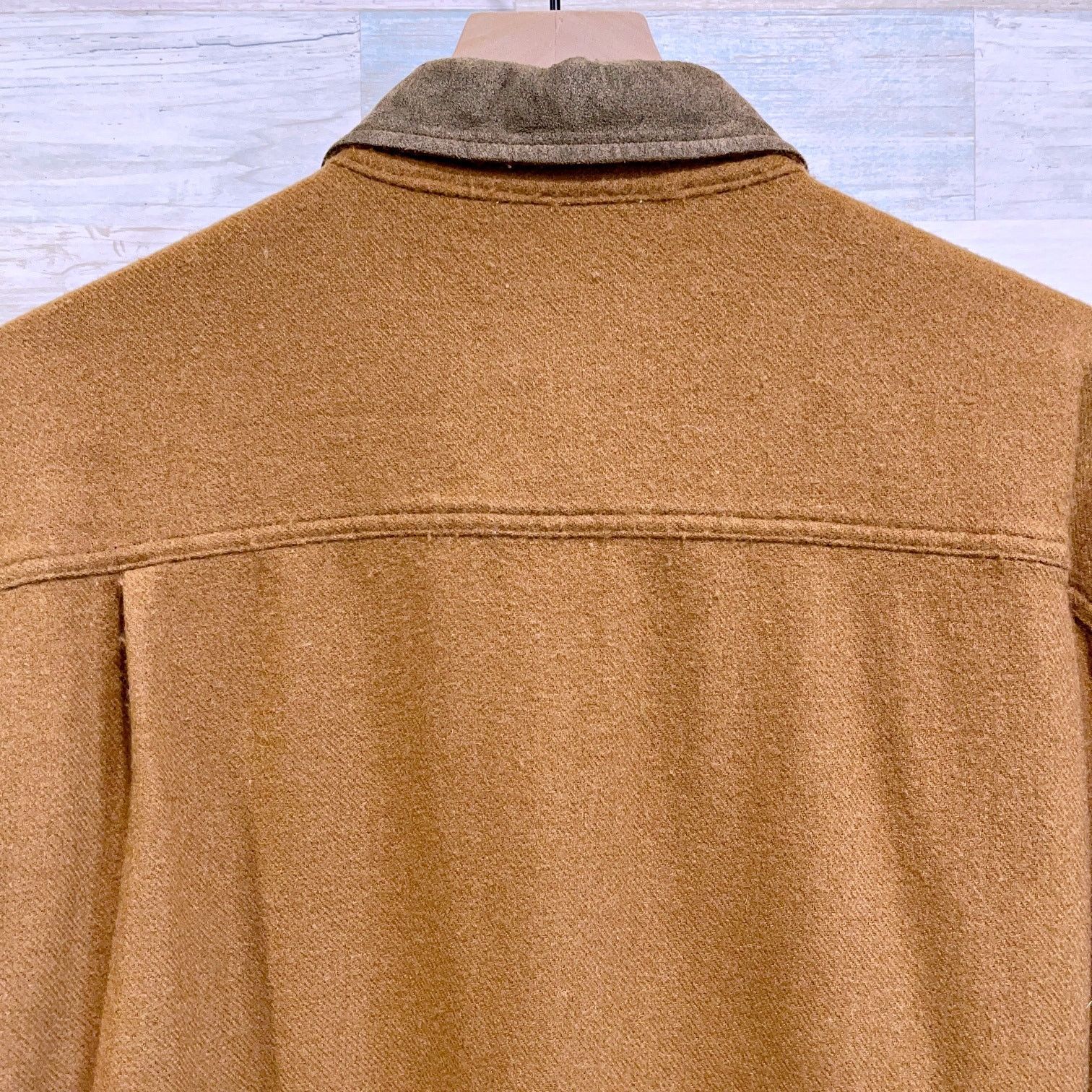 Vintage × Woolrich Woolen Mills Woolrich Wool Flannel Shirt Brown Suede Elbow Patches XL Size US XL / EU 56 / 4 - 4 Thumbnail