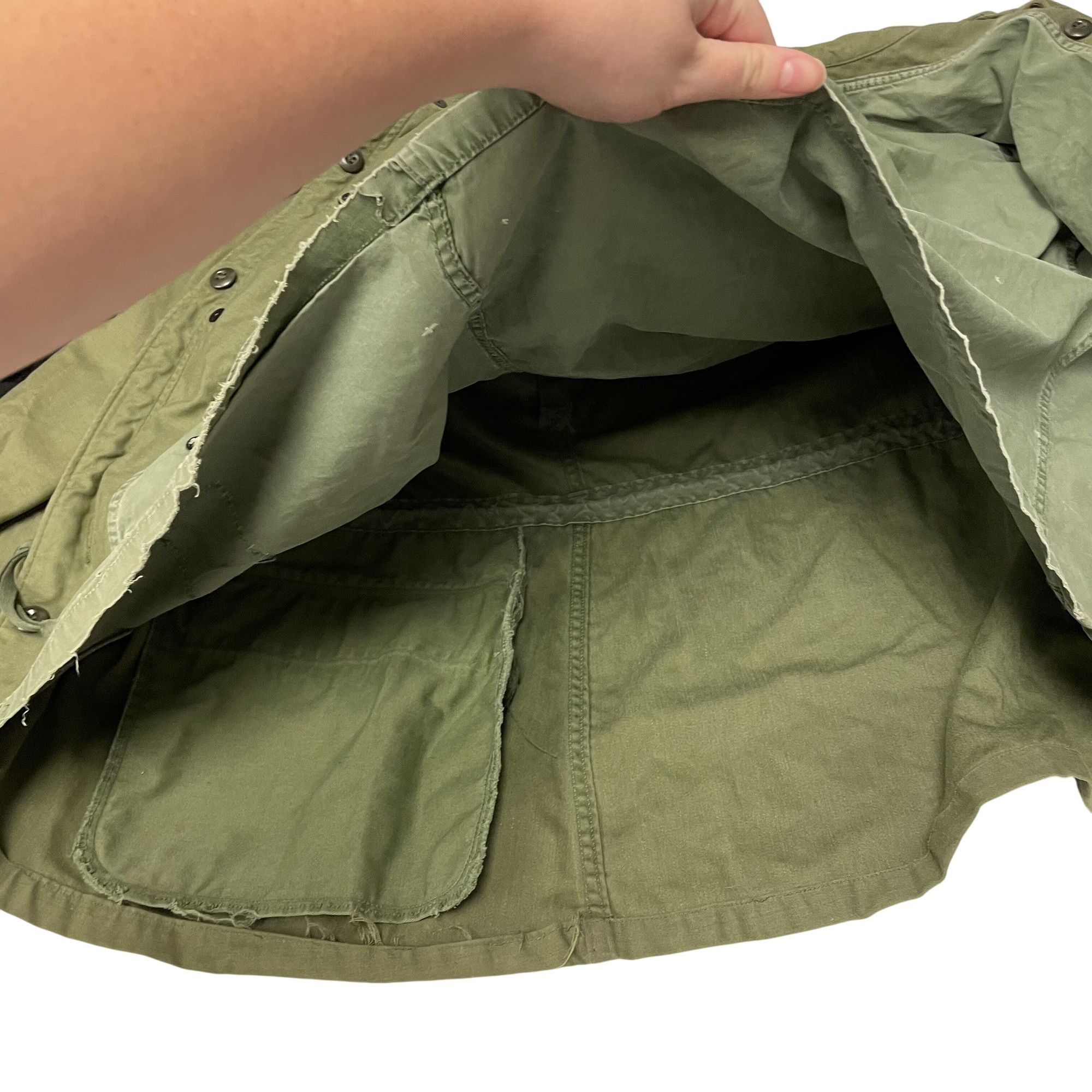Other Vtg So-Sew Vietnam War Military OG 107 SATEEN Field Jacket Size US S / EU 44-46 / 1 - 6 Thumbnail