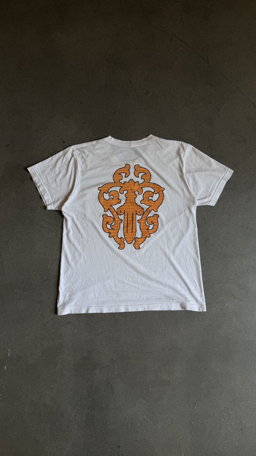 Chrome Hearts RARE! Chrome Hearts Orange Dragger Tee Size US M / EU 48-50 / 2 - 1 Thumbnail