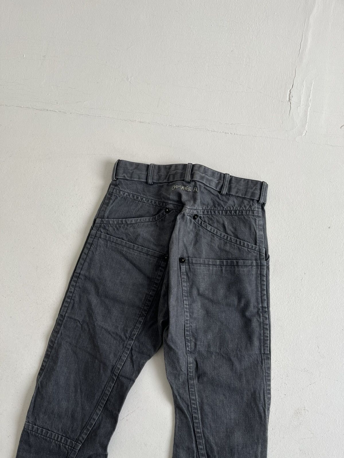 Denis Simachev Denis Simachev Archive engineered twist denim jeans gosha Size US 32 / EU 48 - 5 Thumbnail