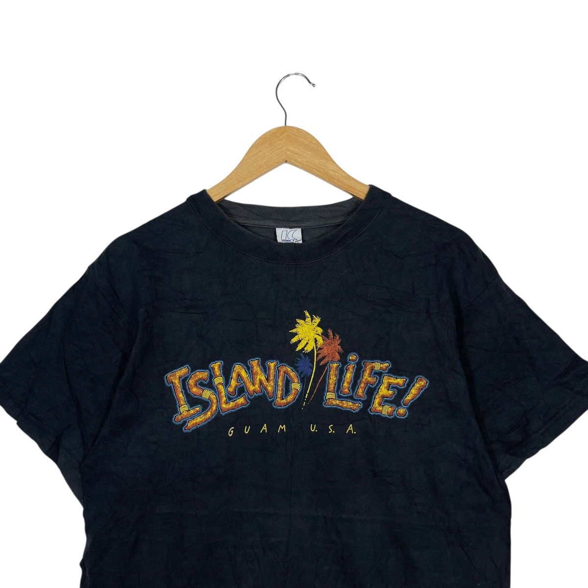 Vintage Vintage Guam Island Life Graphic T-Shirt Black USA Single Size US L / EU 52-54 / 3 - 2 Thumbnail