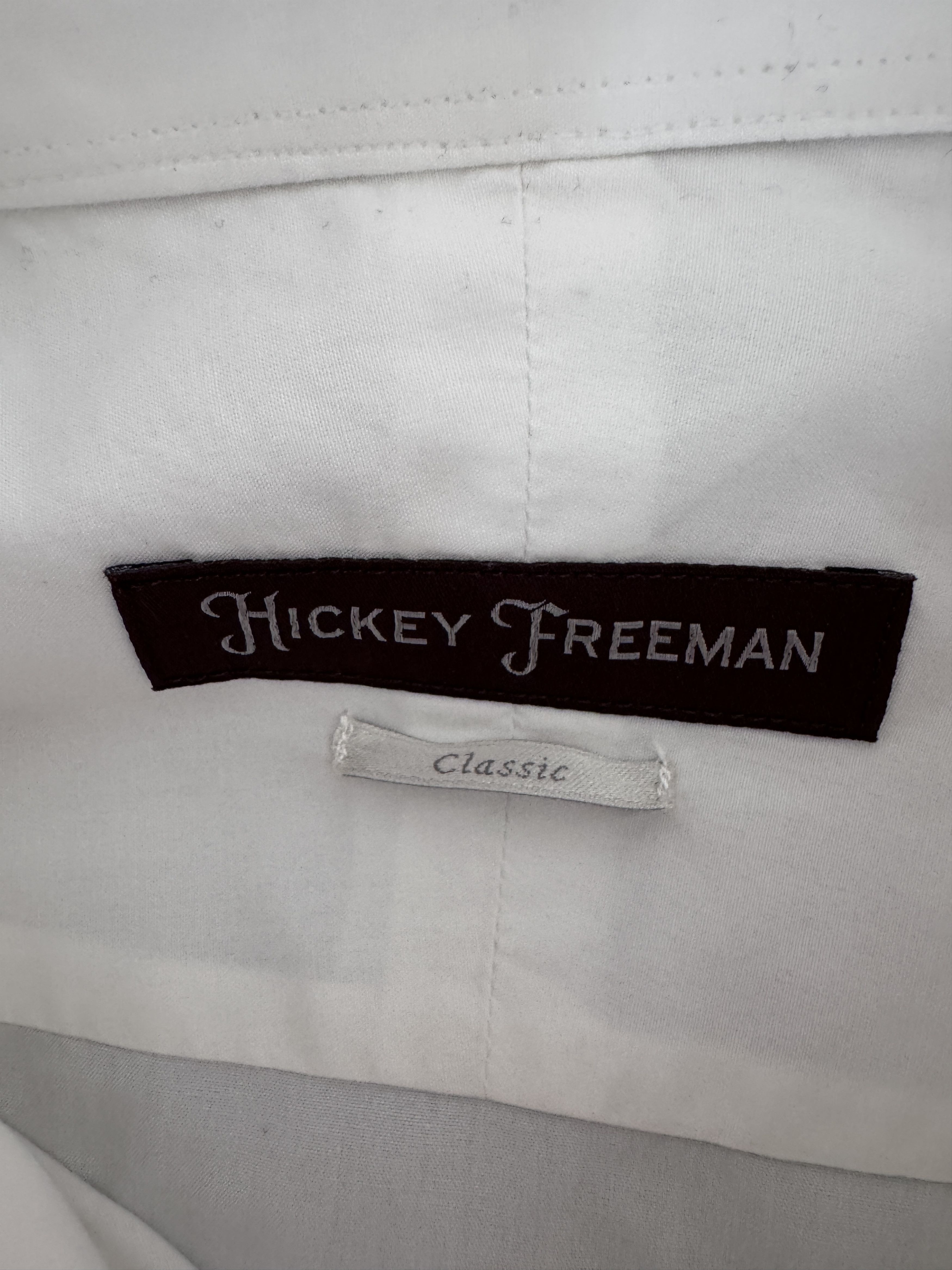 Hickey Freeman HICKEY FREEMAN - Ivory classic LS shirt Size US XL / EU 56 / 4 - 3 Thumbnail