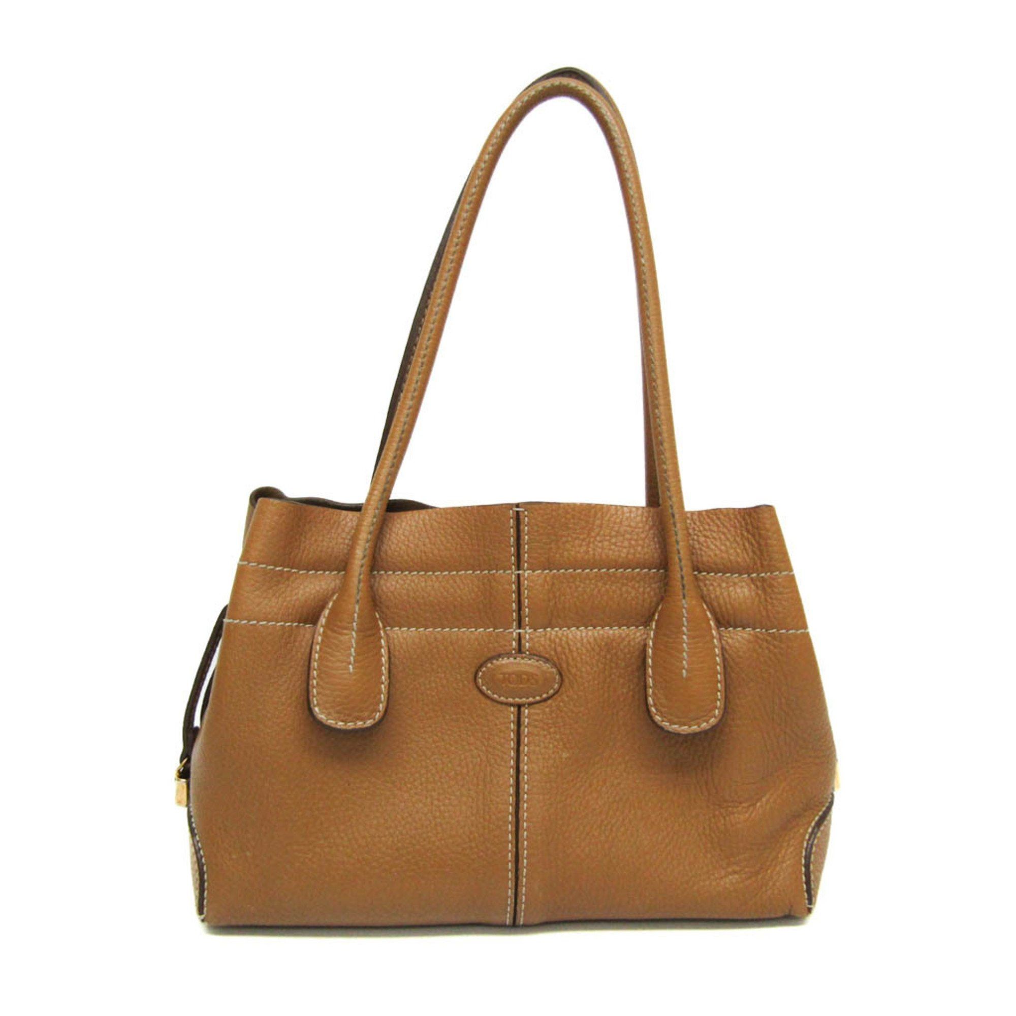 image of Tods Tod's Women's Leather Tote Bag Light Brown