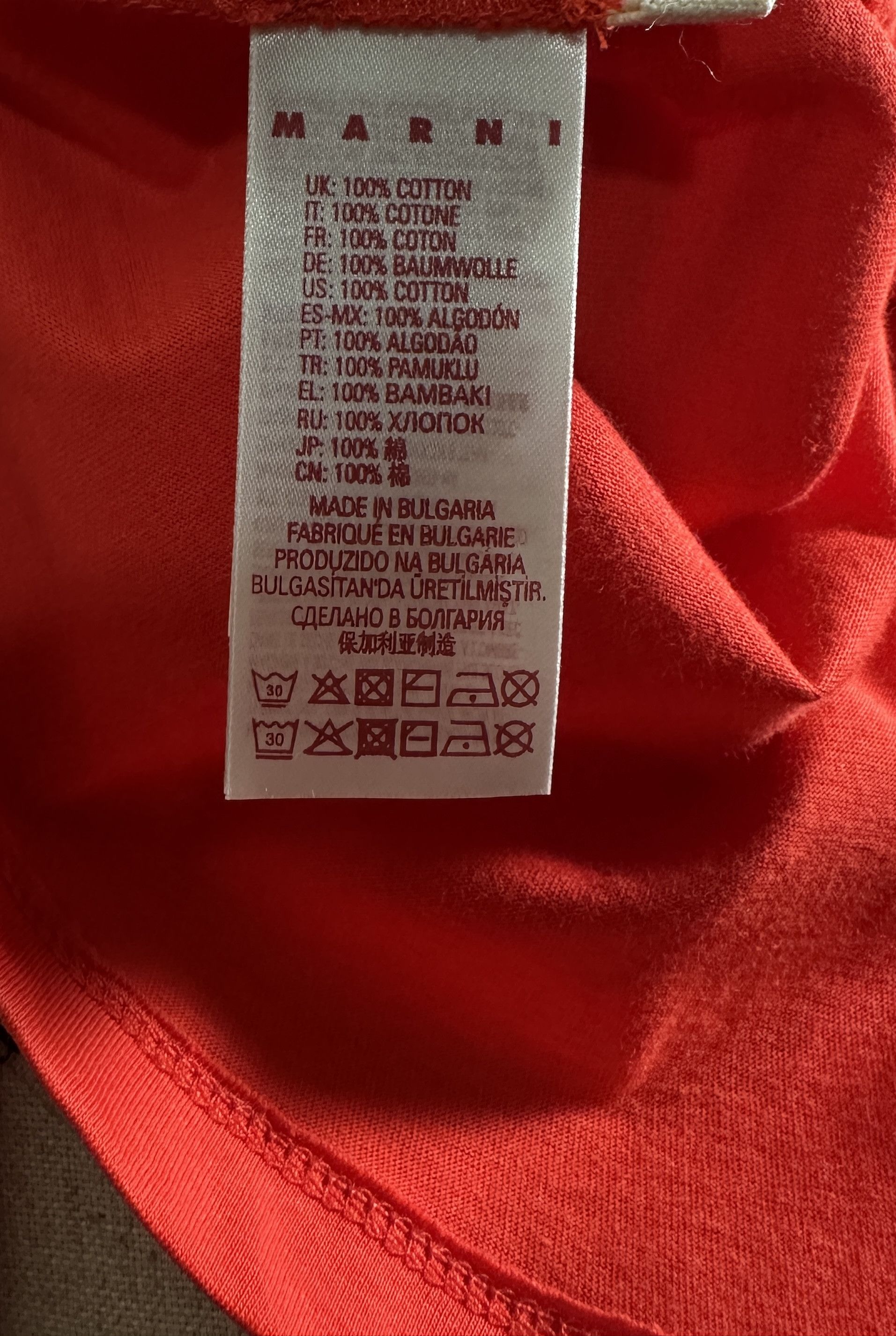 Marni Red Top Long sleeve Size S / US 4 / IT 40 - 6 Thumbnail