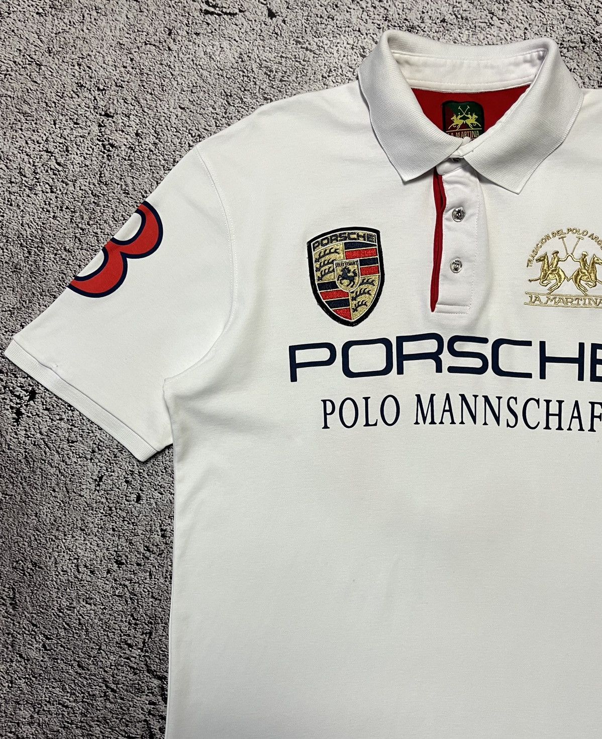 La Martina La Martina Polo Mannschaft Men’s Short Sleeve Polo Shirt Size US XXL / EU 58 / 5 - 5 Thumbnail