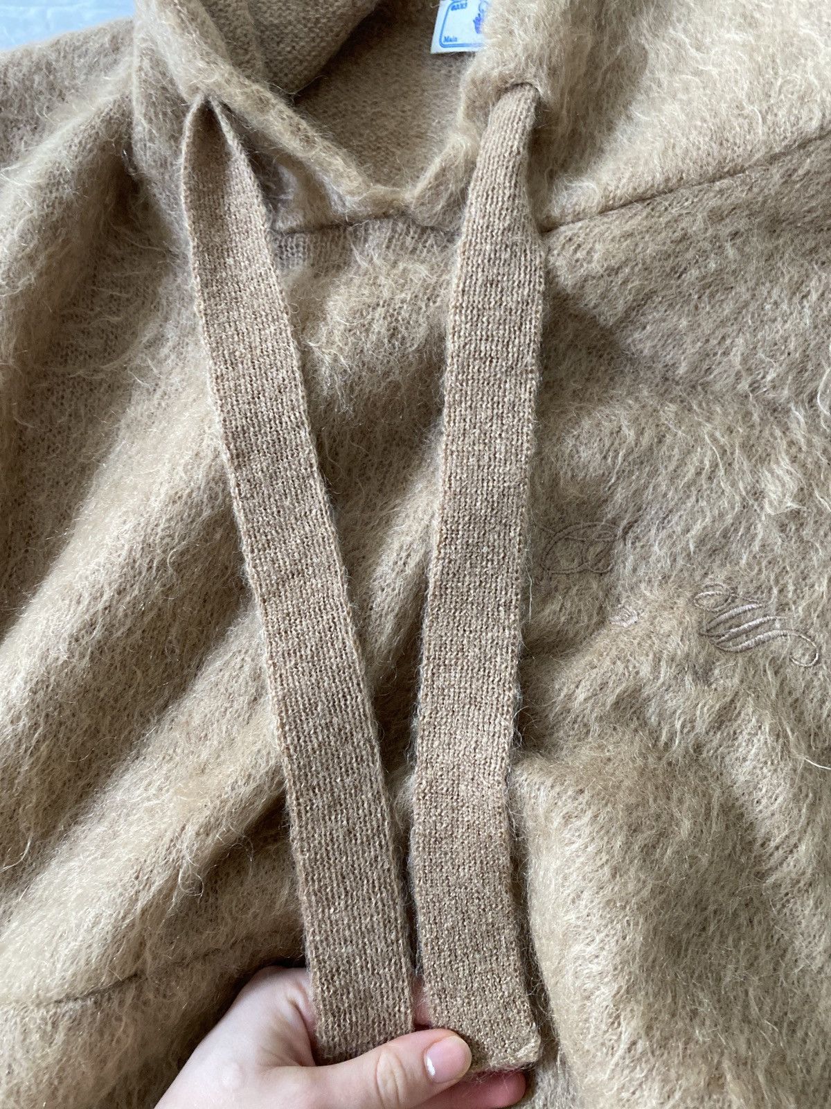 Off-White Offwhite mohair crosses hoodie L Size US L / EU 52-54 / 3 - 18 Thumbnail