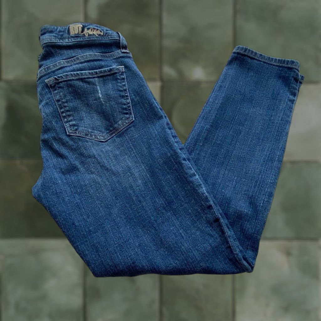 Vintage Kut From The Kloth Womens Distressed Boyfriend Jeans Blue Size 4 Size 27" / US 4 / IT 40 - 1 Thumbnail