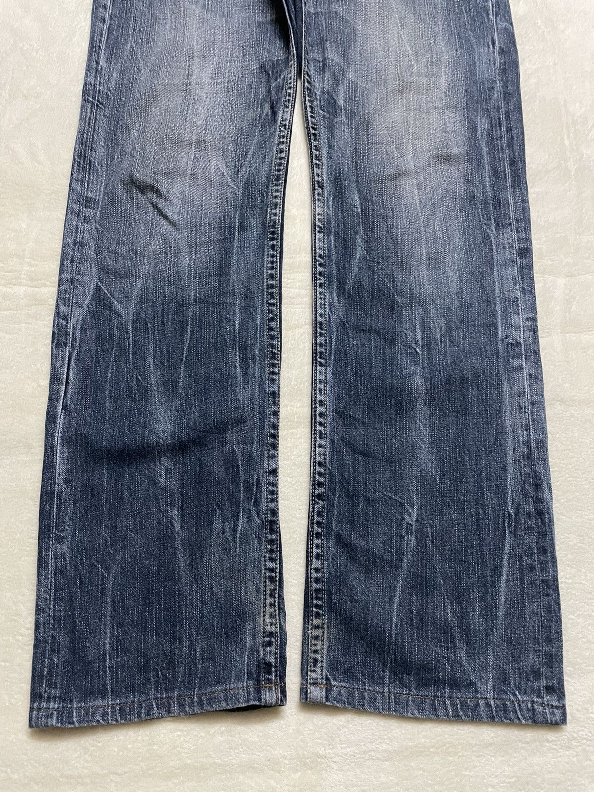 Japanese Brand Vintage Anti-Label Mudwash Faded Denim Jeans Size US 34 / EU 50 - 3 Thumbnail