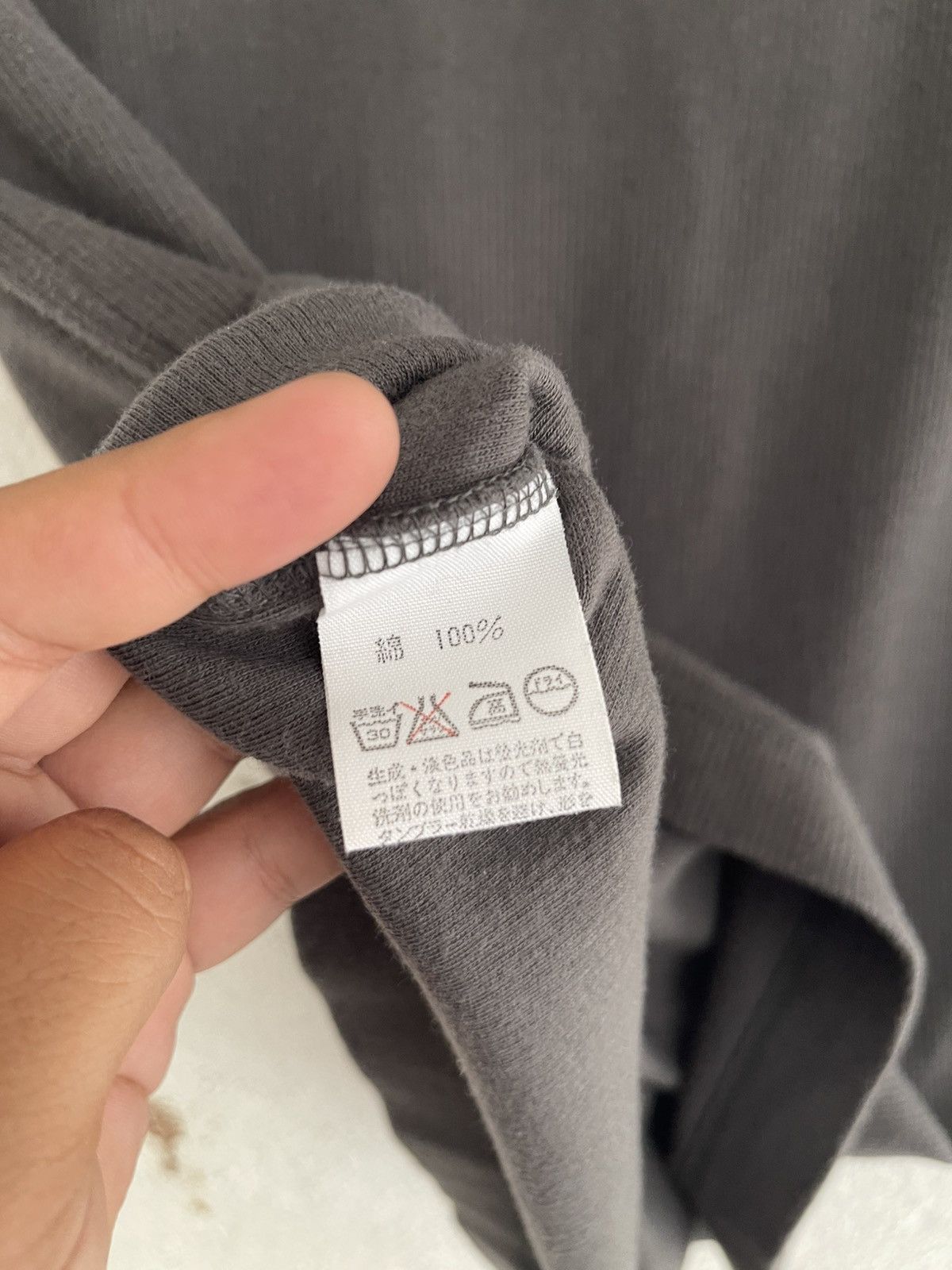 Dries Van Noten Dries Van Noten Ribbed Cotton Gray T Shirt Size US L / EU 52-54 / 3 - 7 Thumbnail